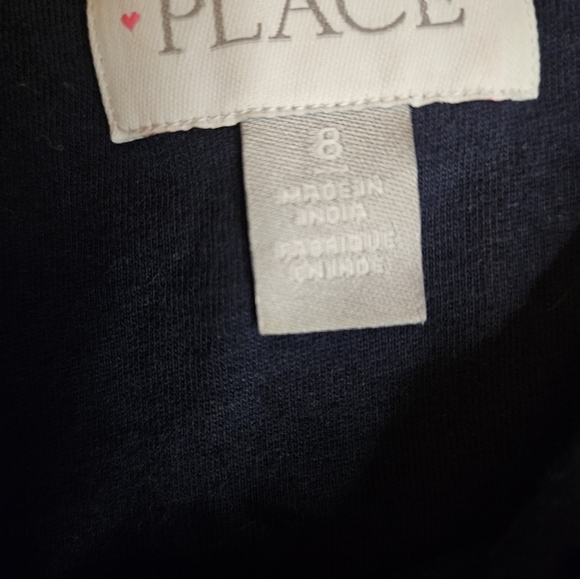 The Children's Place Girls Blue Sequined Top And Green Plaid Bottom Dress Size 8 - Picture 7 of 14